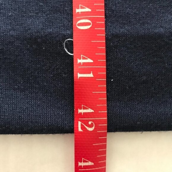 Warren K. Cook Men's Dark Blue Striped 2-Button 100% Wool Suit - Picture 14 of 16